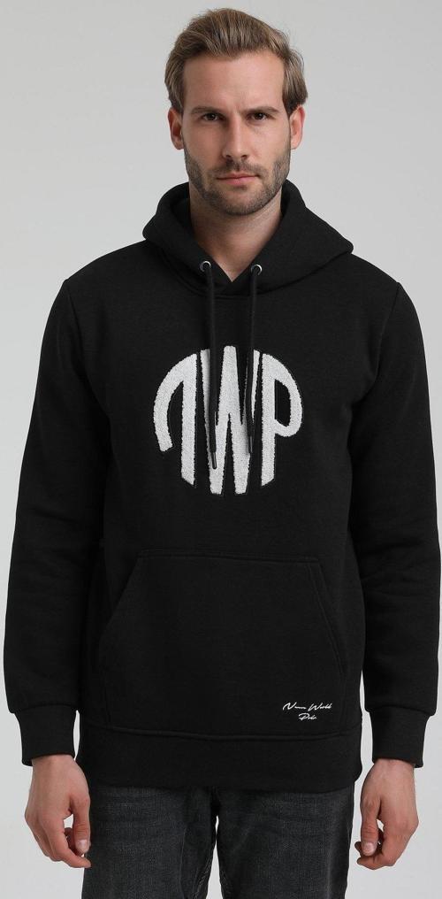 Kapüşonlu Siyah Slim Fit Hoodie 22FWM64037