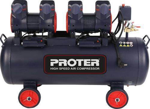 P1KO460 Yüksek Hızlı Kompresör Sessiz 100 Litre 4 Hp