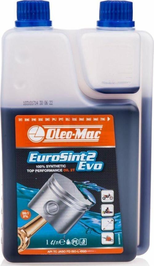 Eurosint 2 Evo Benzin Karışım Yağı İki Zamanlı 1 Litre Ölçekli