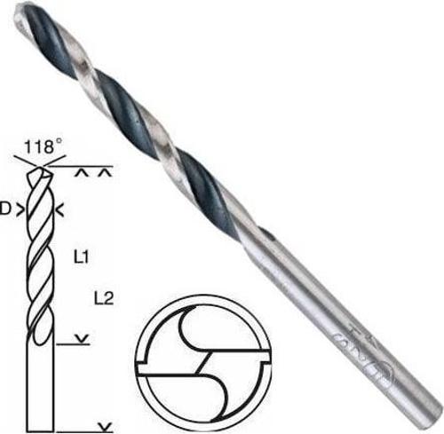 HSS PointTeQ Matkap Uç Metal 9.5x81x125mm