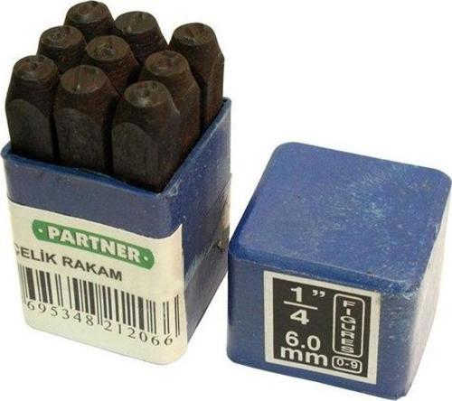 PT21208 Çelik Rakam 9 Parça 8mm