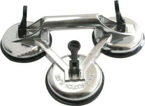 60313 Cam Vantuzu Üçlü  Alüminyum 115mm