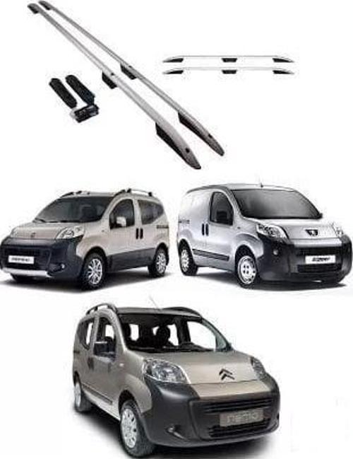 Peugeot Bipper Tavan Çıtası Portbagaj Gri 2008+
