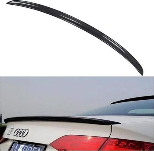 Audi A4 düz model boyalı spoiler (Pianoblack) 2012 sonrası