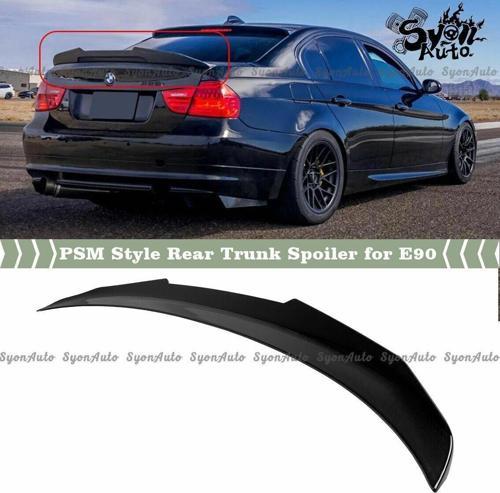 Bmw E90 psm boyalı spoiler (Pianoblack) 2005-2012 arası