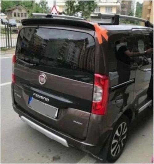 Fiat Fiorino Boyalı Spoiler 2007+ sonrası (Pianoblack)