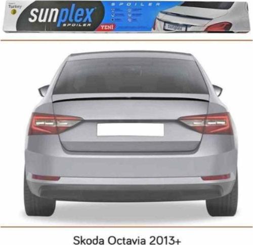 Skoda Octavia Spoiler Piano Black 2013-2019 arası modellere uyumlu Sunplex