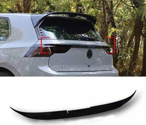 Vw Golf 8 Middle boyalı spoiler (Pianoblack) 2020 sonrası