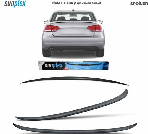 Vw Jetta Spoiler Piano Black 2006-2010 arası modellere uyumlu Sunplex