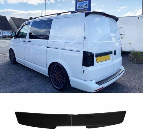 Vw Transporter T6 boyalı spoiler (Pianoblack) 2015 sonrası (2 bagaj kapılı))