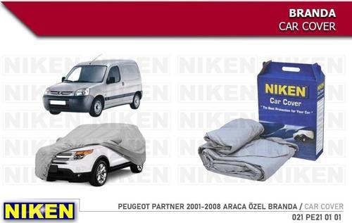 Peugeot Partner (araca özel üretim) Oto Branda Araç Örtüsü 2003-2008 arası modeller Niken