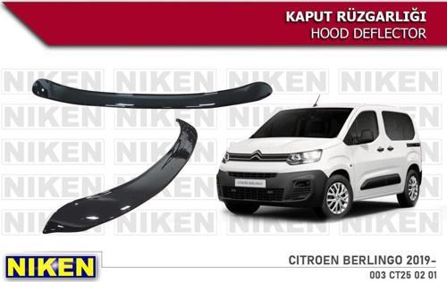 Citroen Berlingo Kaput Rüzgarlığı Koruyucu 2018 sonrası