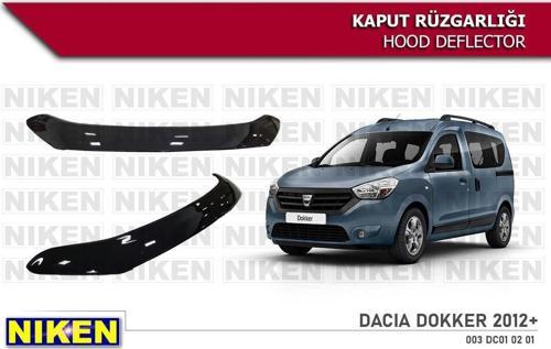 Dacia Dokker Kaput Rüzgarlığı Koruyucu 2012 sonrası