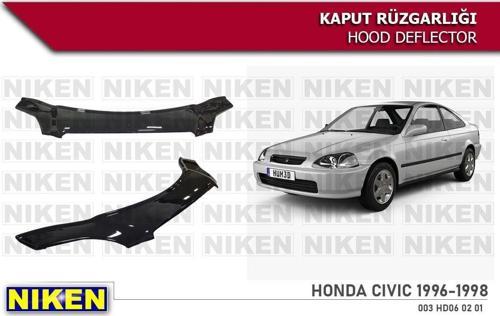 Honda Civic Kaput Rüzgarlığı Koruyucu 1996-1998 arası