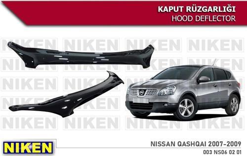Nissan Qashqai Kaput Rüzgarlığı Koruyucu 2007-2010 arası