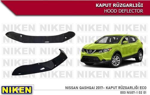 Nissan Qashqai Kaput Rüzgarlığı Koruyucu 2017 sonrası