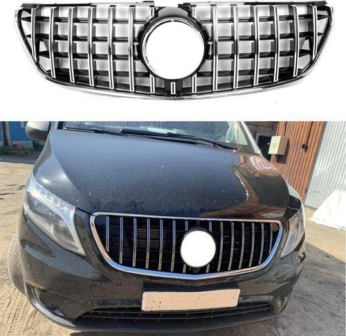 Mercedes Vito w447 gtr ön panjur ızgara seti krom-siyah 2015 sonrası