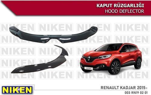 Renault Kadjar Kaput Rüzgarlığı Koruyucu 2015 sonrası