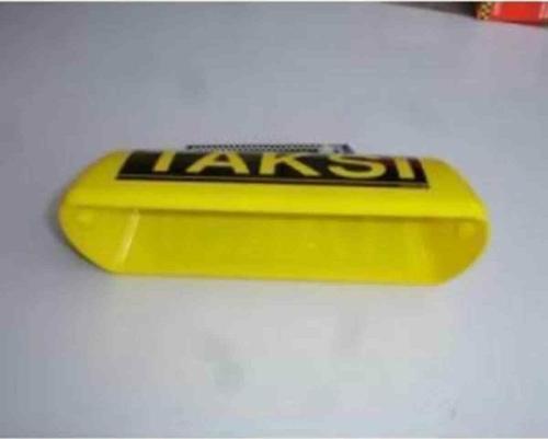 Taksi Levhası Camı Sarı (Taksi Yazılı)