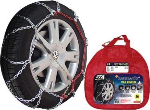 195-85-15 Ebatlarına Uyumlu 4x4 Karmatik Kar Patinaj Zinciri Space