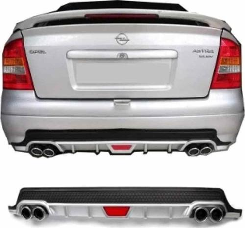 Opel Astra H uyumlu arka tampon altı difüzör Siyah 2004 sonrası