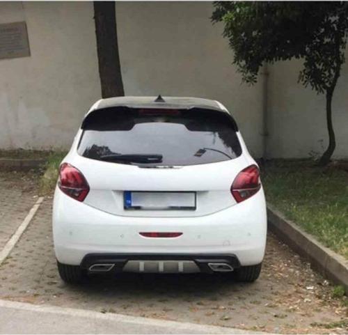Peugeot 208 uyumlu üniversal difüzör Gri 2012 ve sonrası modeller