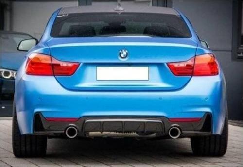 Bmw F32 arka tampon difüzörü 2 çıkış m-performance pianoblack 2012-2018
