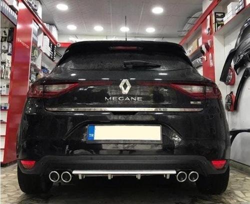 Renault Megane 4 hb uyumlu üniversal difüzör Gri 2016 sonrası