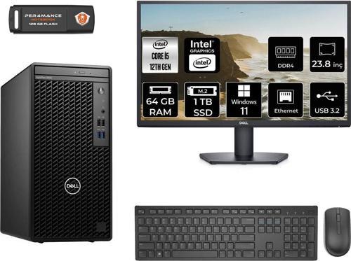 Optılex 3000 Ae3000S098 İ5 12500 64Gb Ram 1Tb Ssd 23.8" W11H Masaüstü Bilgisayar