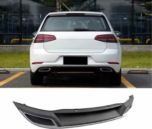 Vw Golf 7 çift Egzoz görünümlü (7,5 görünüm) difüzör 2012-2017 arası modeller