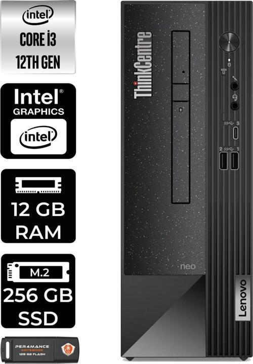 Neo 50S 11Sx002Vtxe006 İ3 12100 12Gb Ram 256Gb Ssd Fdos Masaüstü Bilgisayar