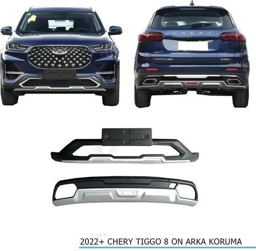 Cherry Tiggo 8 Pro Ön-Arka Tampon Koruması  2022+ Sonrası Uyumlu