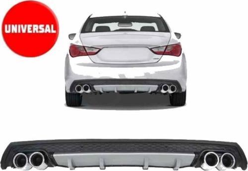 Vw Polo 6R uyumlu arka tampon altı difüzör Gri 2009-2017 arası