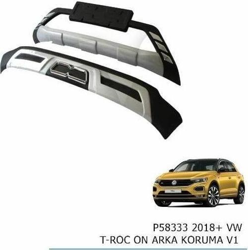 Vw T-roc ön arka koruma V1 model 2018 sonrası modellere uyumlu