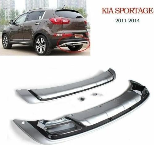Kia sportage ön ve arka koruma difüzör 2011-2015 çift çıkış egzoz