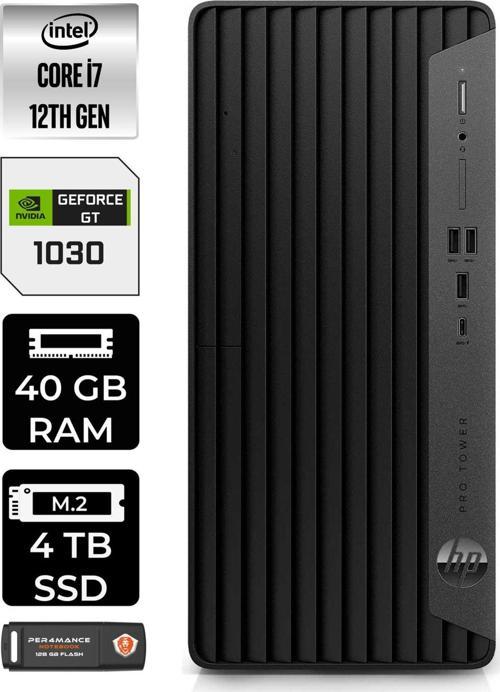 Pro Tower 400 G9 E6U3M9Ea590 İ7 12700 40Gb Ram 4Tb Ssd Gt1030 4Gb W11P Masaüstü Bilgisayar