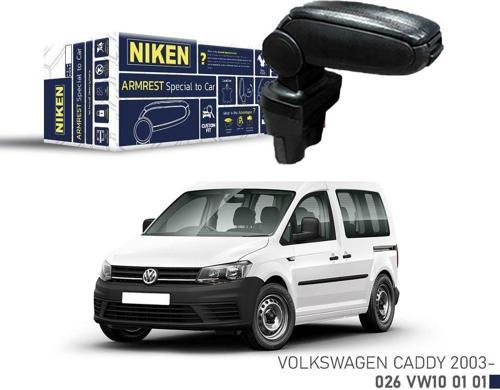 Niken VW Caddy 2003+ Sonrası Araca Özel Kol Dayama Siyah
