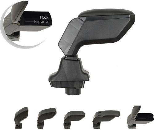 Peugeot 308 Araca Özel Kol Dayama Kolçak Siyah 2007-2013 arası modellere uyumlu