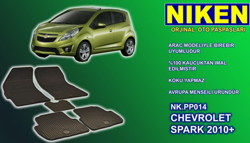 Chevrolet Spark paspas kauçuk oem germany 2010+ Sonrası NİKEN