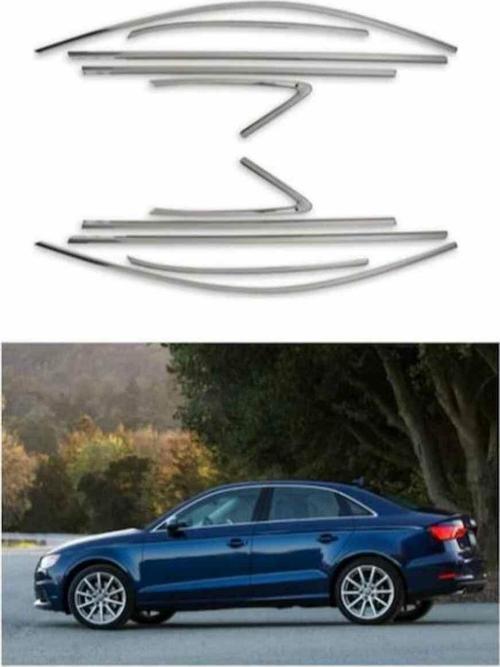 Audi A3 Sedan Cam Çıtası Çerçevesi Krom Komple 2013-2020 arası