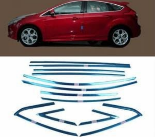 Ford Focus 3 Hb Krom Cam Çerçeve Çıtası 2012-2015 arası