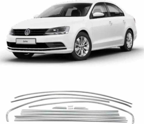 Vw Jetta Cam Çerçeve Çıtası Nikelajı Komple 2011-2020 Arası