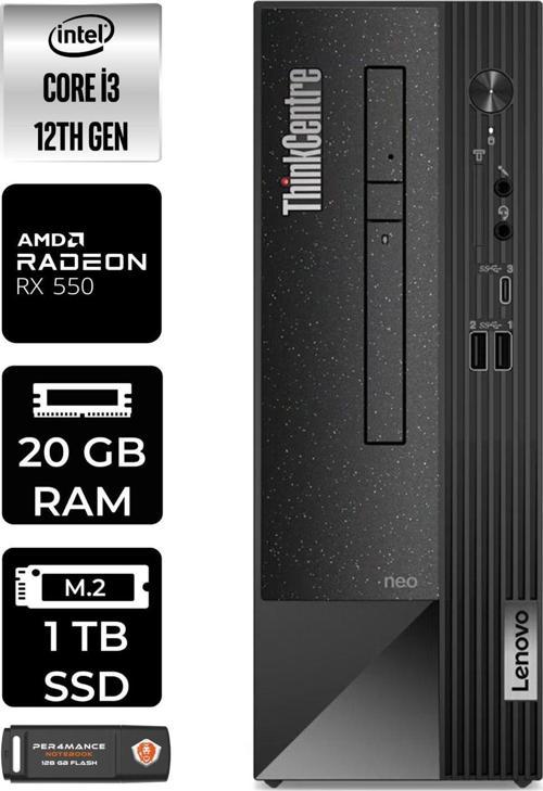 Neo 50S 11Sx002Vtxe168 İ3 12100 20Gb Ram 1Tb Ssd Rx550 Fdos Masaüstü Bilgisayar
