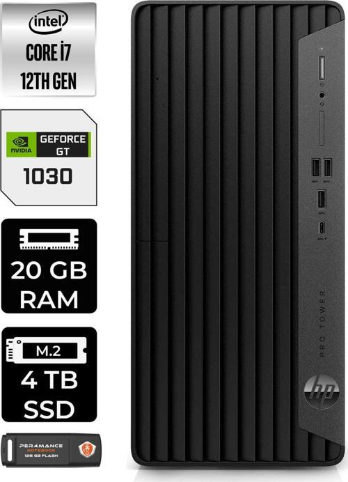 Pro Tower 400 G9 E6U3M9Ea370 İ7 12700 20Gb Ram 4Tb Ssd Gt730 4Gb W11H Masaüstü Bilgisayar