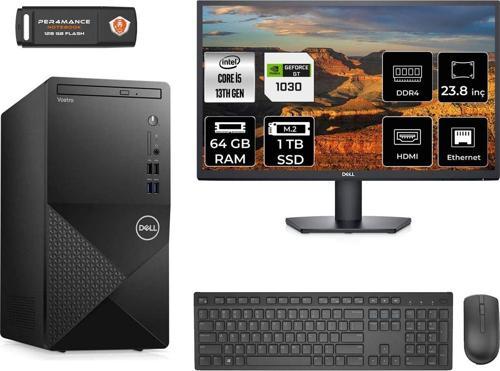 Vostro 3020 Ae3020S498 İ5 13400 64Gb Ram 1Tb Ssd Gt1030 4Gb 23.8" Fdos Masaüstü Bilgisayar