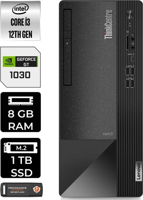 Neo 50T 11Sc001Atxe453 İ3 12100 8Gb Ram 1Tb Ssd Gt1030 Fdos Masaüstü Bilgisayar
