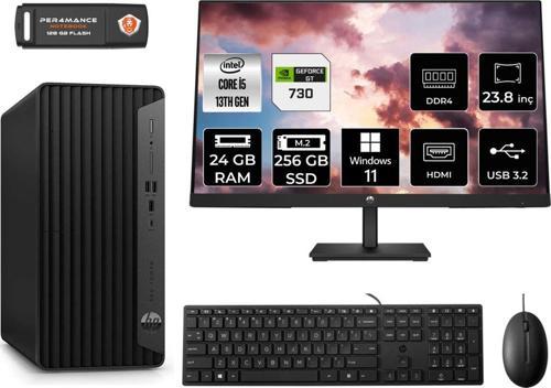 Pro Tower 290 G9 Ae8T2W9Ess371 İ5 13500 24Gb Ram 256Gb Ssd Gt730 4Gb 23.8" W11H Masaüstü Pc