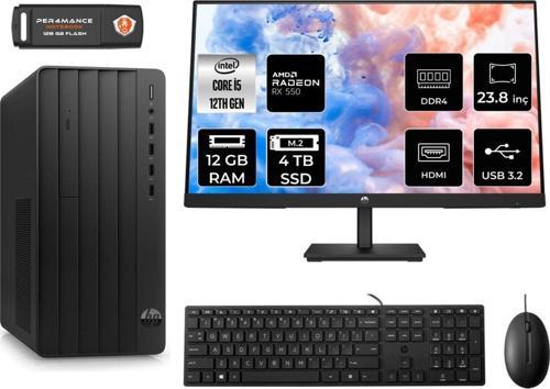 Pro Tower 290 G9 Ae6D3A5Eas160 İ5 12500 12Gb Ram 4Tb Ssd Rx550 4Gb 23.8" Fdos Masaüstü Pc