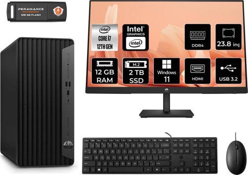 Pro Tower 400 G9 Ae6U3M9Eas109 İ7 12700 12Gb Ram 2Tb Ssd 23.8" W11P Masaüstü Bilgisayar