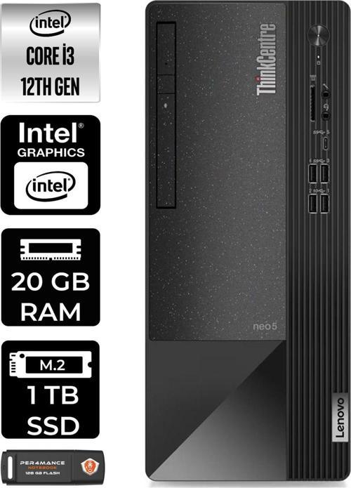 Neo 50T 11Sc001Atxe118 İ3 12100 20Gb Ram 1Tb Ssd W11P Masaüstü Bilgisayar